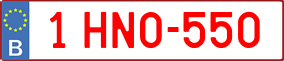 Truck License Plate